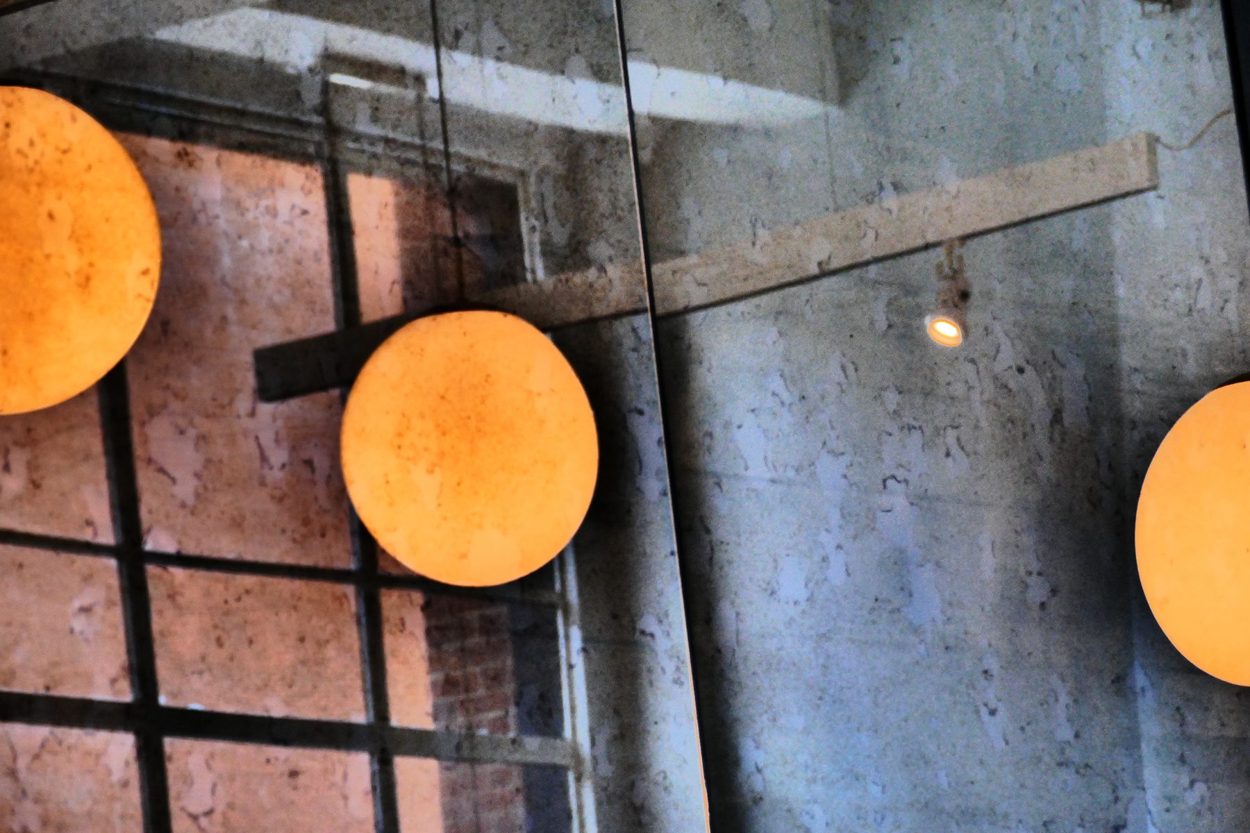 Lights and a wall