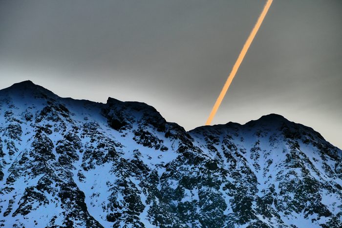 A mountain and a line · Lenangen, Norway · 2020