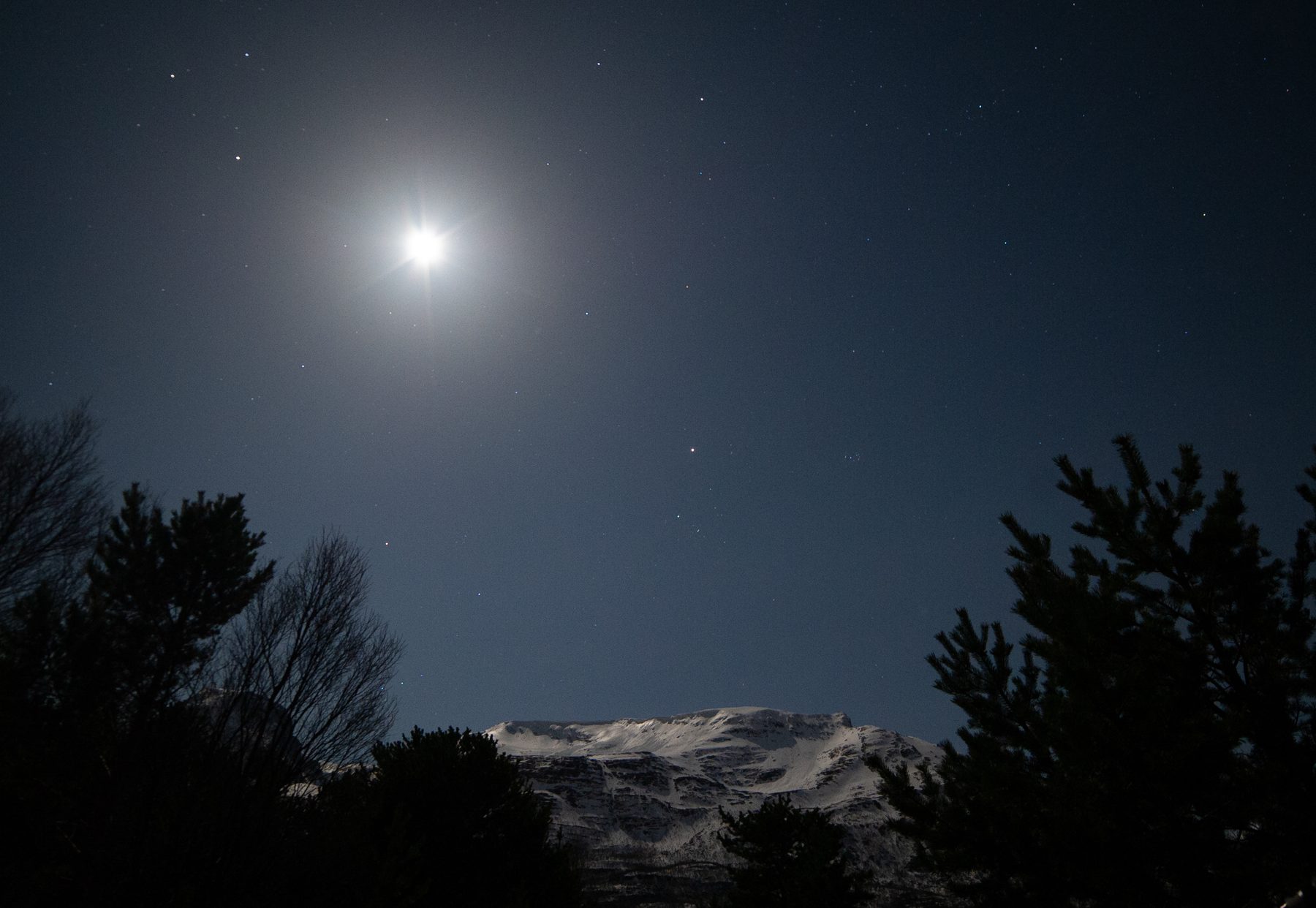 Crispy night sky