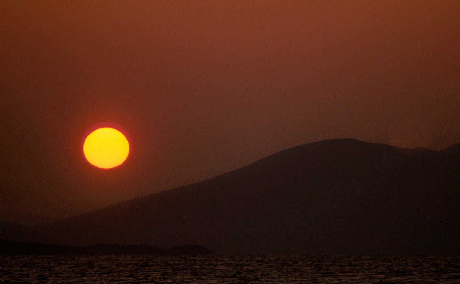 Dropping sun