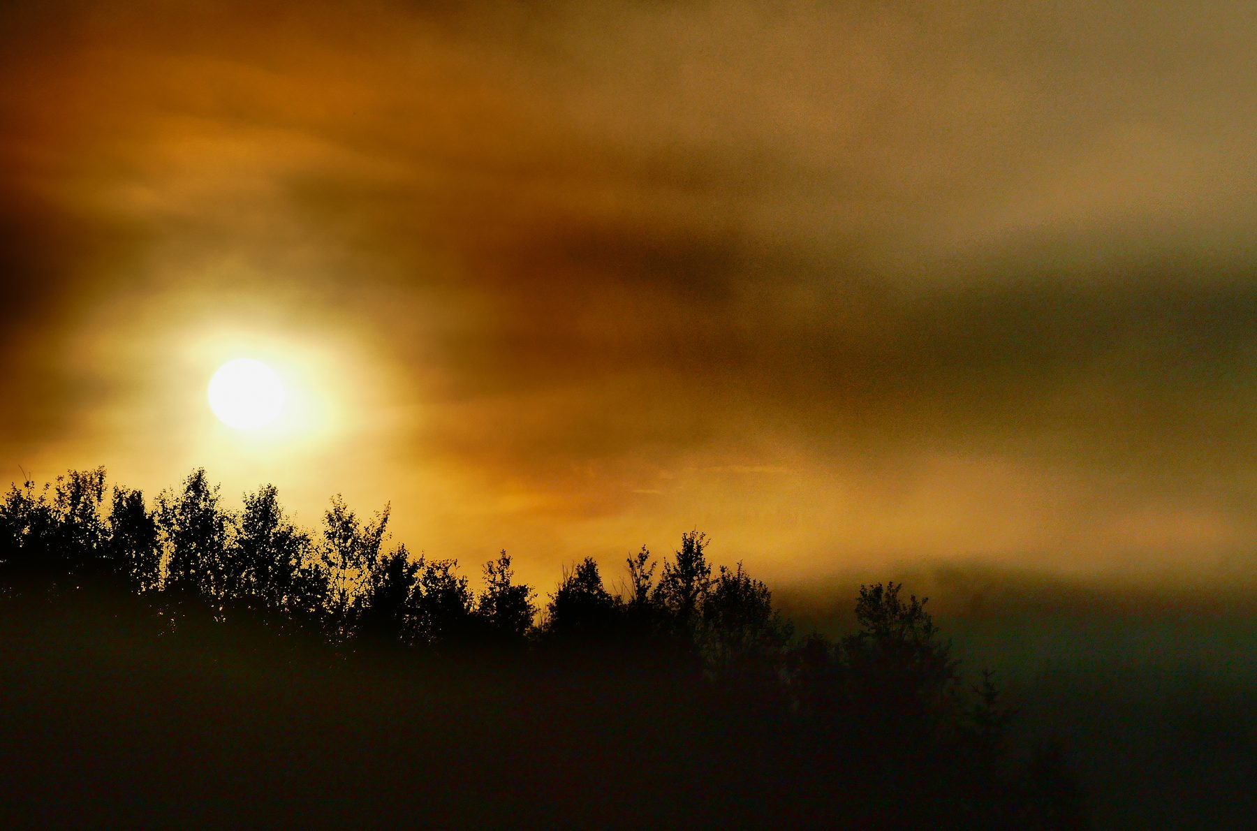 Fiery sky