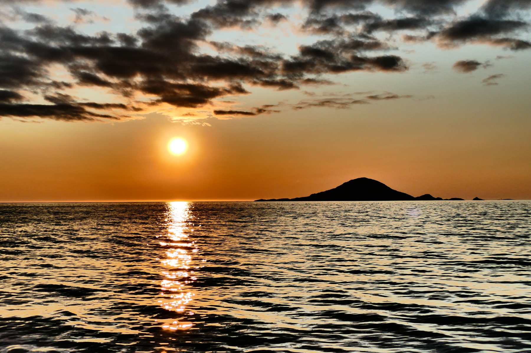 Evening island